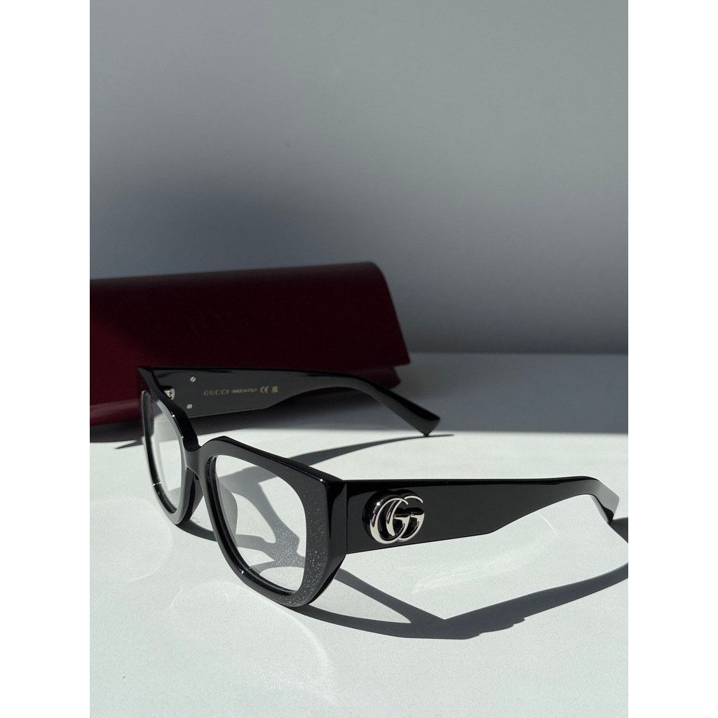 Gucci NEW Gucci GG1952O Black Thick Rim Eyeglasses Frames $515 Size ONE SIZE - 7 Thumbnail