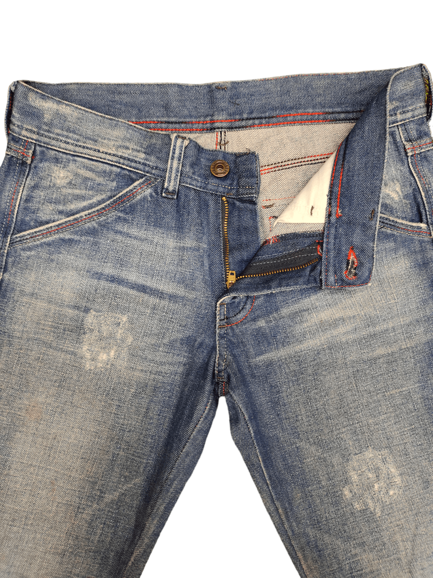 Diesel Flare Jeans Diesel Distress Denim Boot Cut Streetwear Size US 27 - 16 Thumbnail