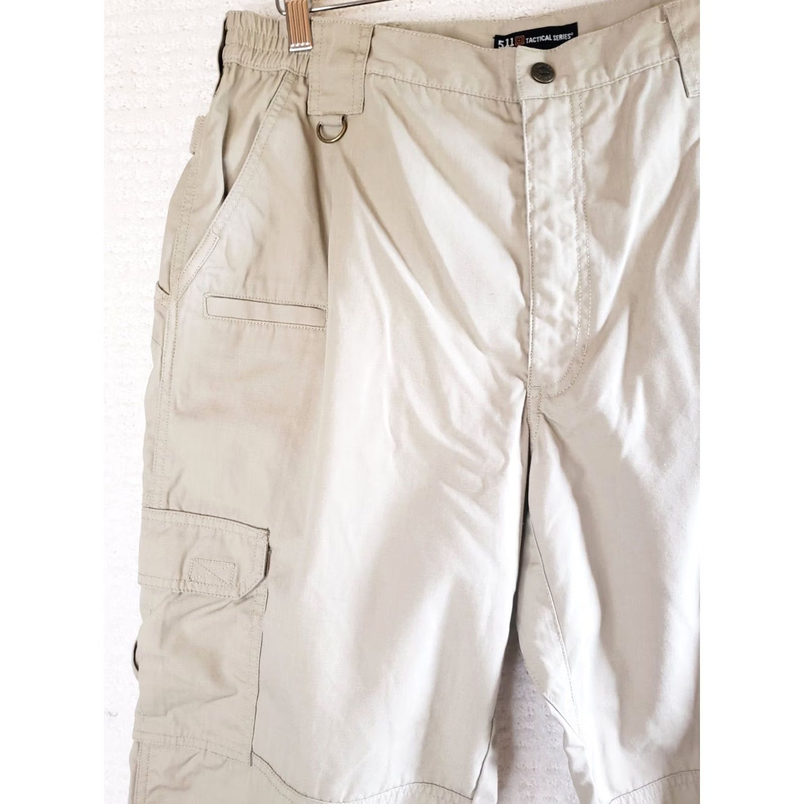 Vintage 5.11 Tactical Pants Mens 36X32 Tan Khaki Cargo Pockets Polyester Cotton Blend Size US 36 / EU 52 - 3 Thumbnail