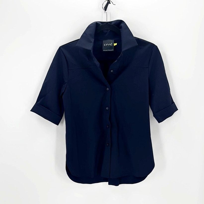 Other LYSSE Josie Short Sleeve Button Down wrinkle resistant XS Size XS / US 0-2 / IT 36-38 - 1 Thumbnail