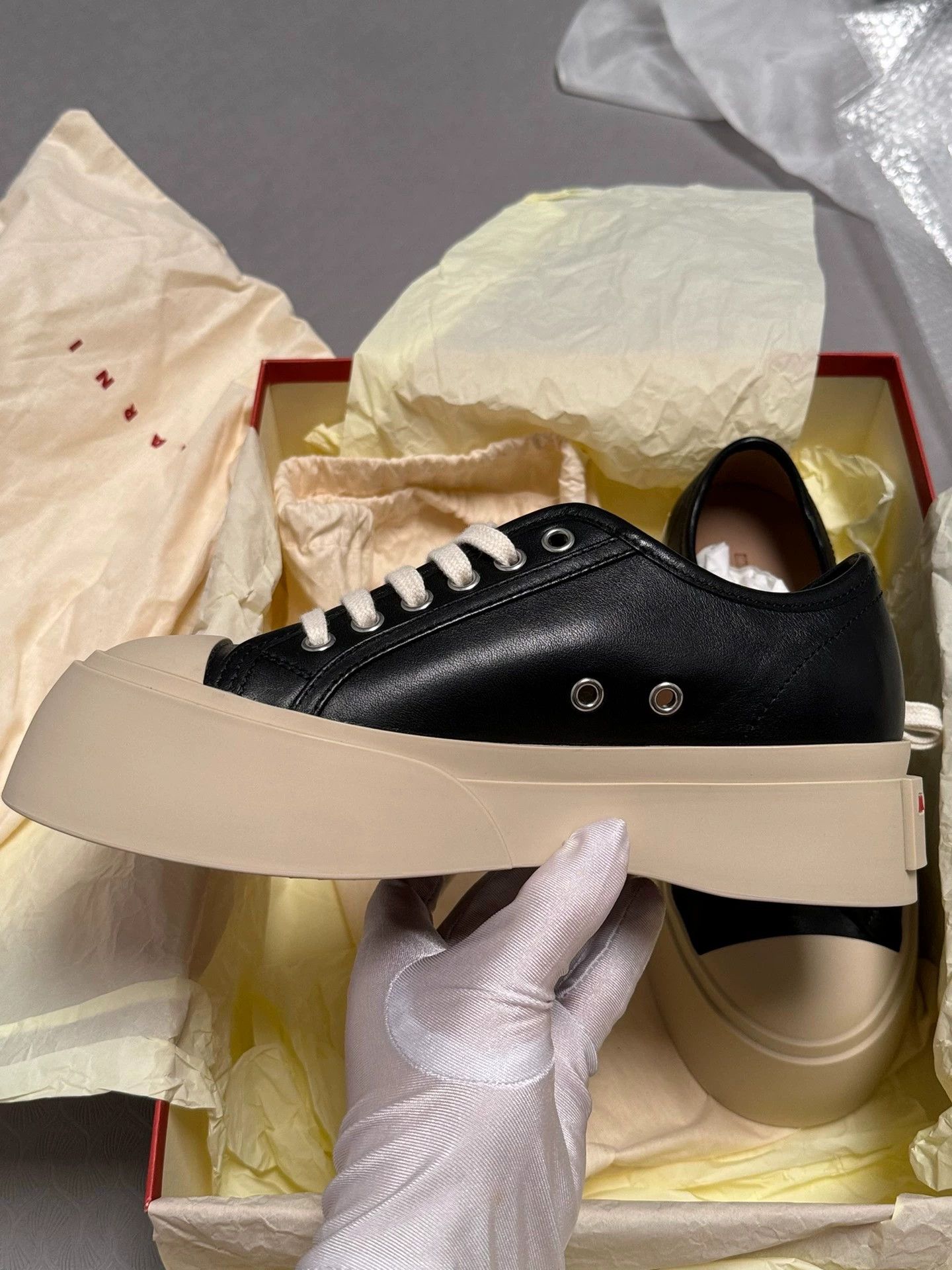 Marni Marni 2025 new black lace-up clunky shoes 36 Size US 5.5 / IT 35.5 - 5 Thumbnail