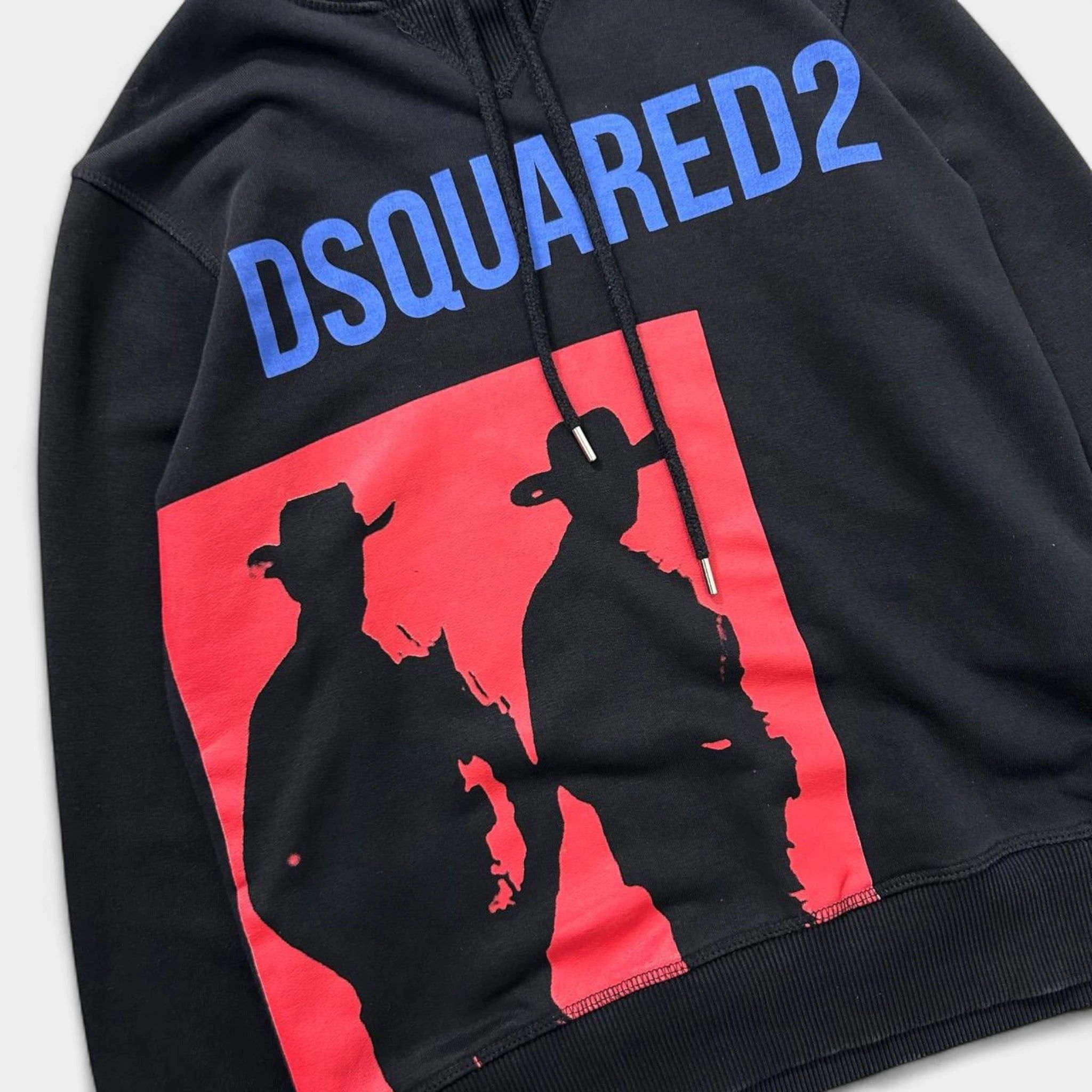 Dsquared2 Dsquared2 Western Graphic Black Hoodie Size US XS / EU 42 / 0 - 2 Thumbnail