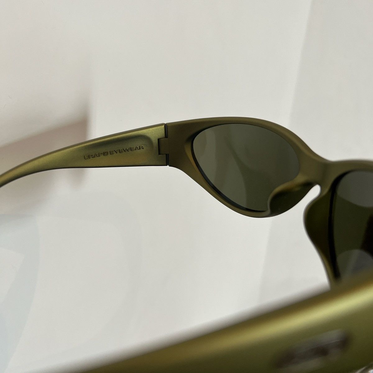 Crap Eyewear Brand new crap eyewear dark green sunglasses Size ONE SIZE - 2 Thumbnail