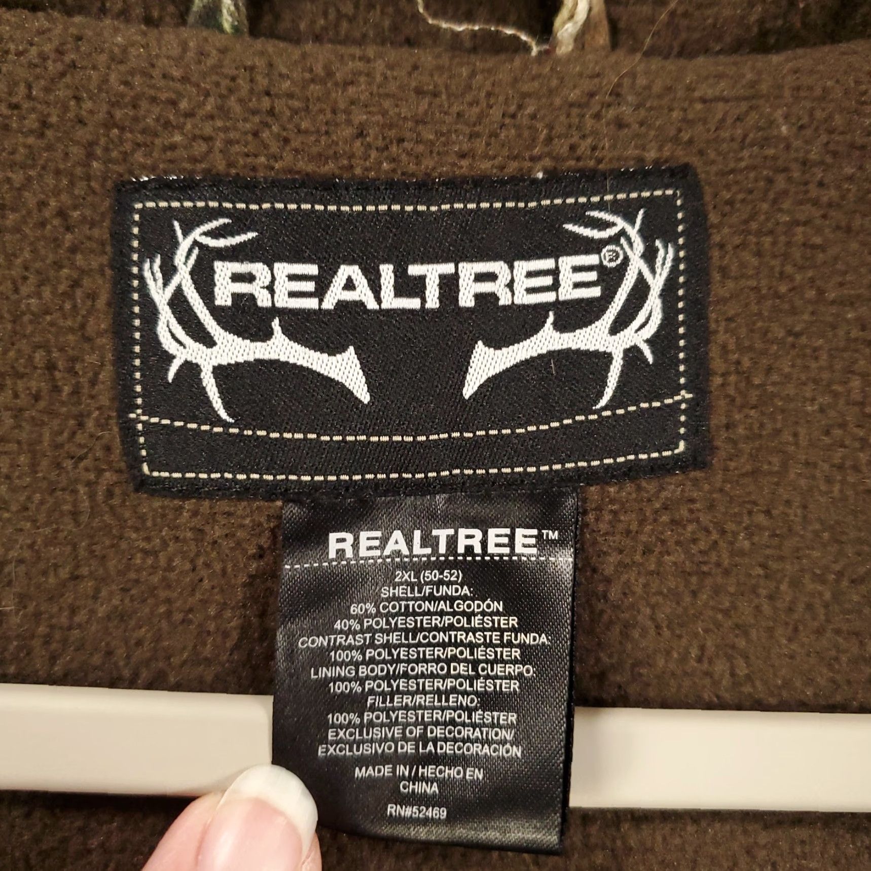 Realtree VINTAGE Realtree Vest Mens 2XL Xtra Camo Full Zip Hunting Jacket Insolated Lined Hunters Size US XXL / EU 58 / 5 - 2 Thumbnail