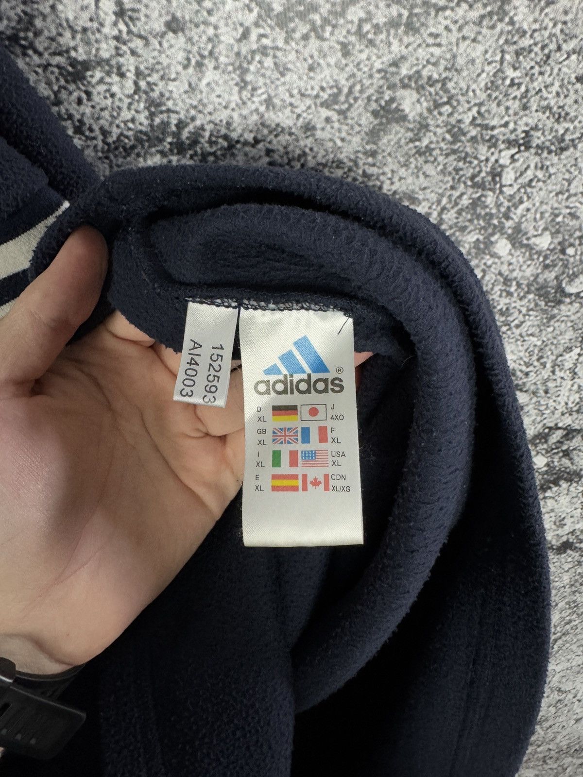 Adidas Adidas Vintage Fleece Sweatshirt Pullover Clima Warm XL Size US XL / EU 56 / 4 - 9 Thumbnail