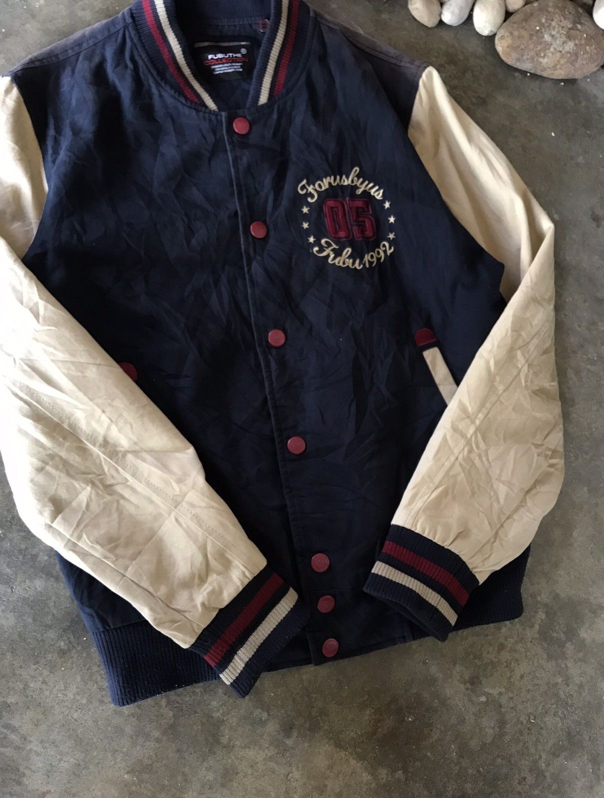 Fubu × Vintage Vintage Faded Fubu Varsity Genuine Article 1992 Size US M / EU 48-50 / 2 - 9 Thumbnail