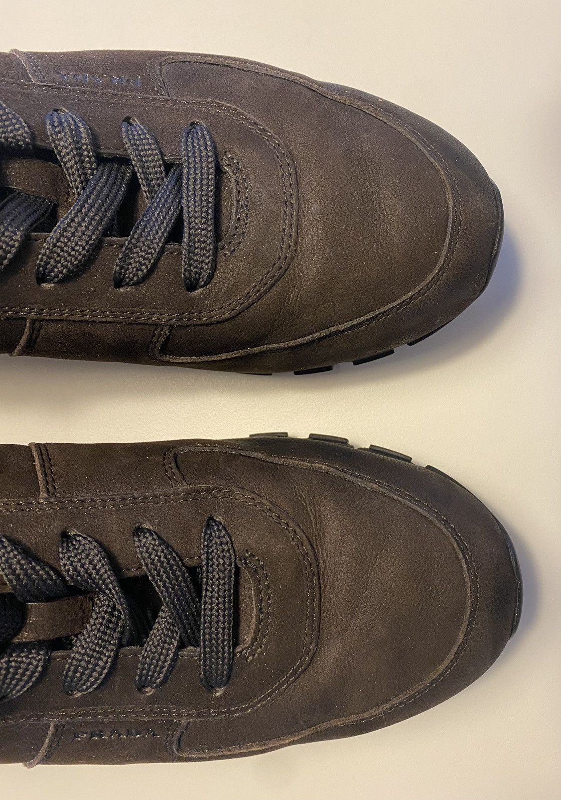 Prada Prada man sneakers in leather Size US 9 / EU 42 - 2 Thumbnail
