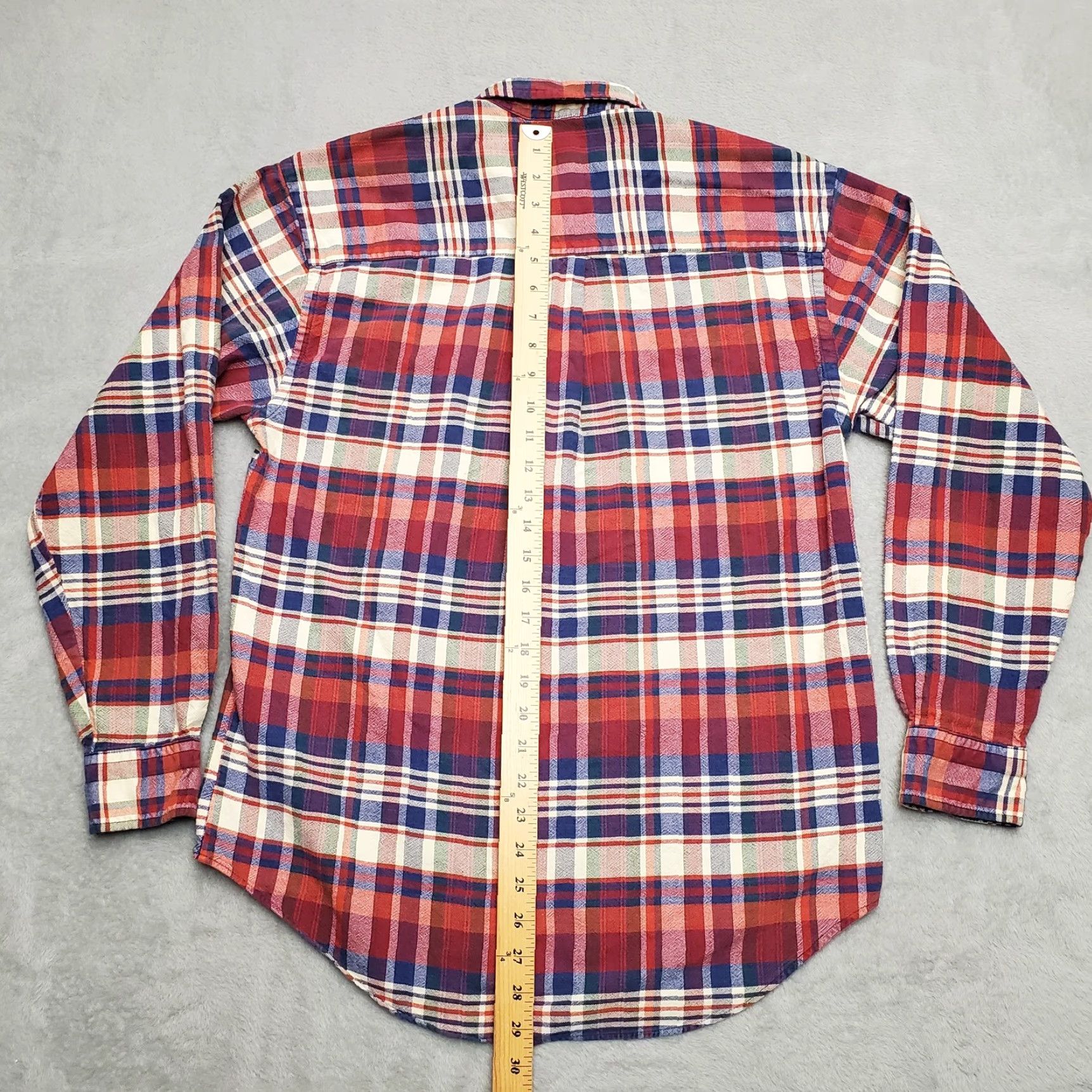Vintage VINTAGE Willow Bay Shirt Mens M Red Plaid 100% Cotton Twill Casual Button-Up Long Sleeve Collared Size US M / EU 48-50 / 2 - 4 Thumbnail