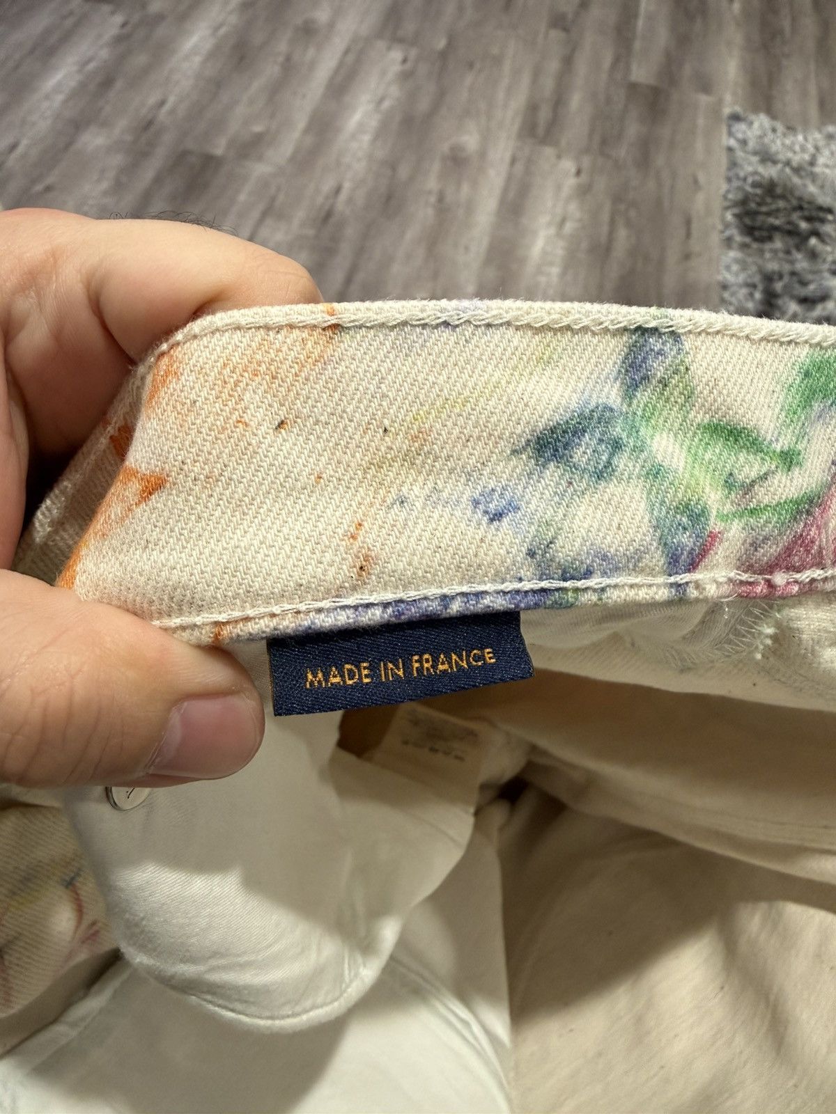 Louis Vuitton Louis Vuitton Multicolor Pastel Monogram Denim Pants Size US 34 / EU 50 - 6 Thumbnail