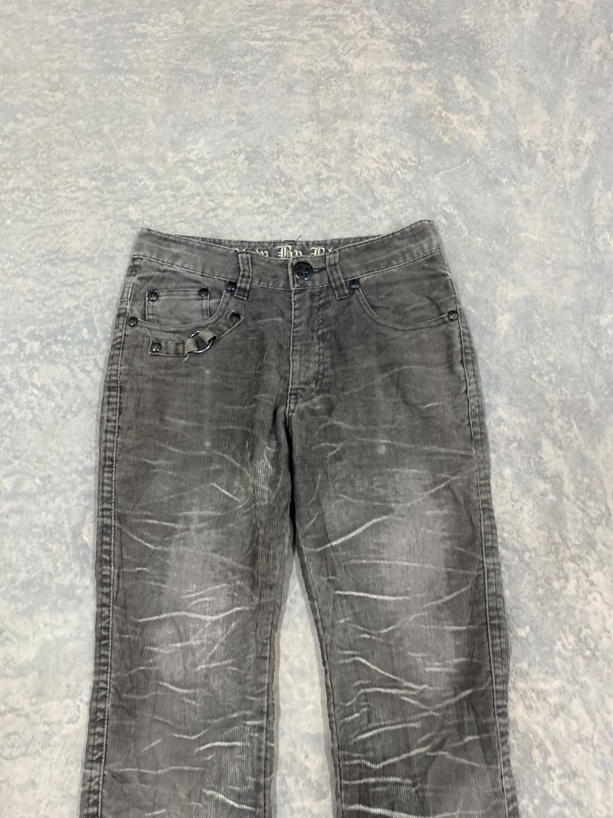 Hysteric Glamour BLOW PUNK GRUNGE GOTHIC CLAW CORDUROY PANTS LGB Size US 30 / EU 46 - 4 Thumbnail