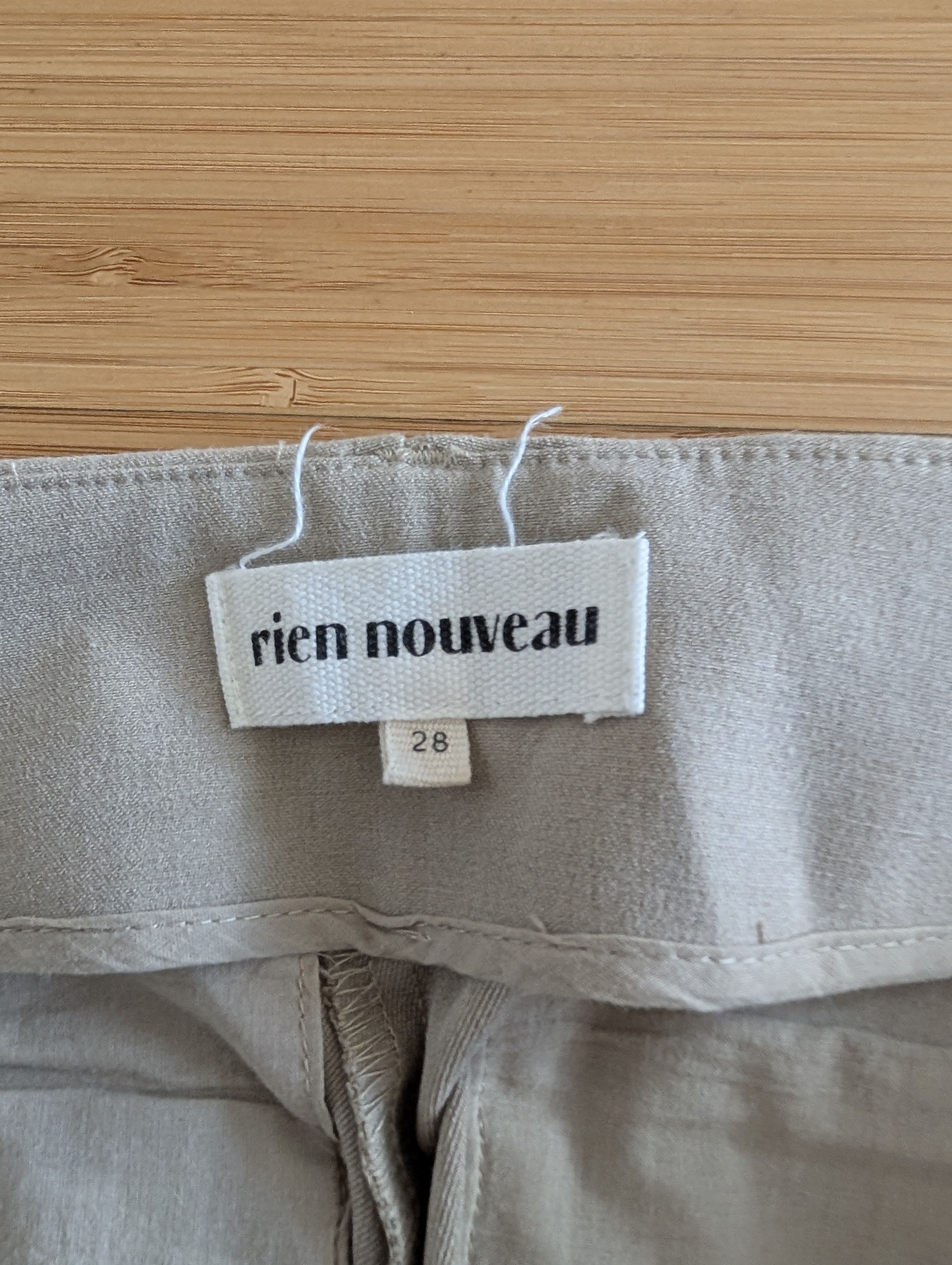 Other Rien Nouveau beige wide trousers Size US 28 / EU 44 - 4 Thumbnail