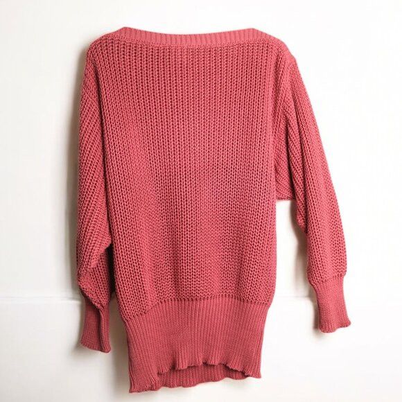 Vintage Vintage Mondi Wool Acrylic Coral Salmon Pink Sweater Sz 36 Size L / US 10 / IT 46 - 4 Thumbnail