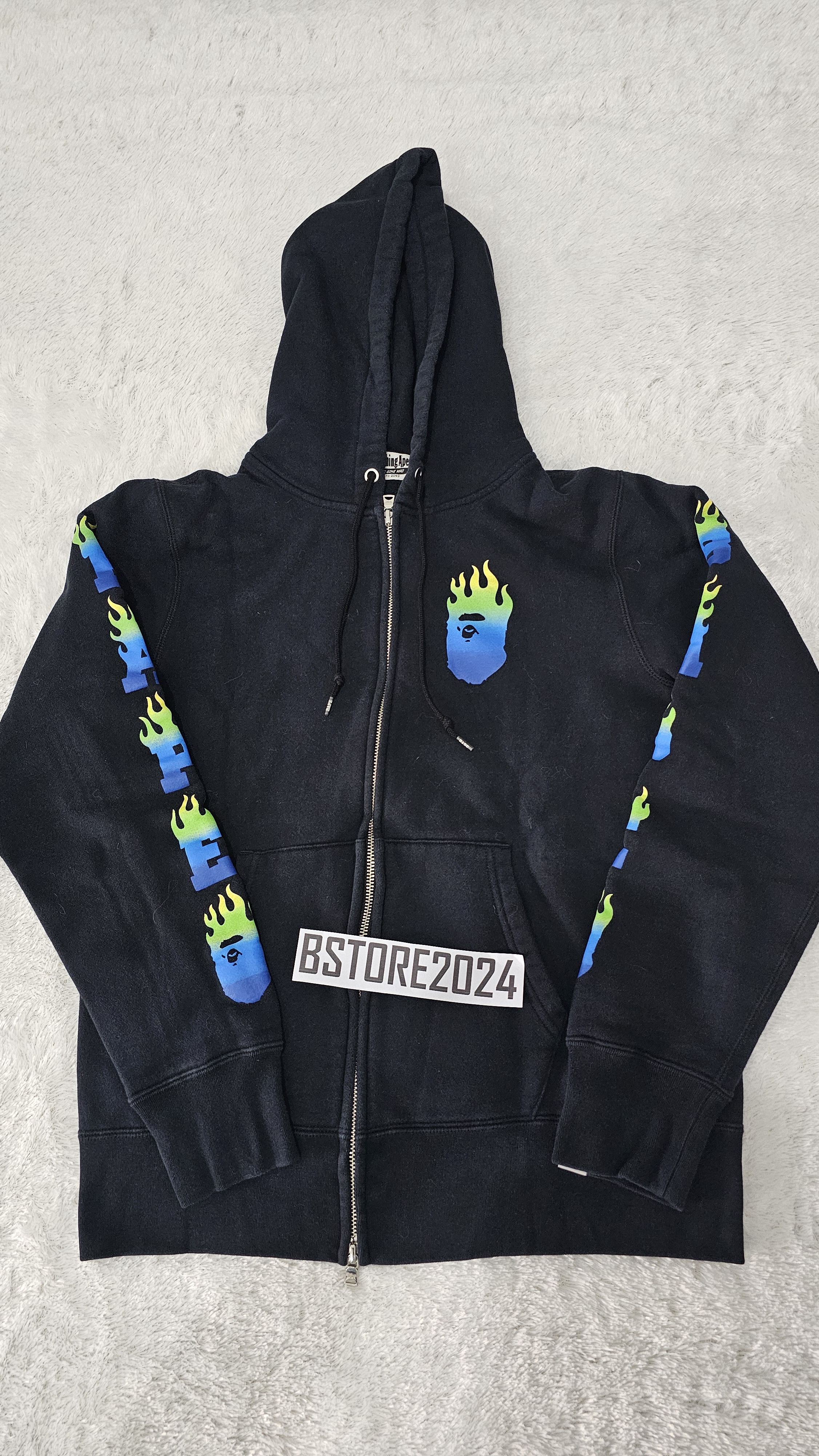 Bape Bape Flame Hoodie Size US M / EU 48-50 / 2 - 2 Thumbnail