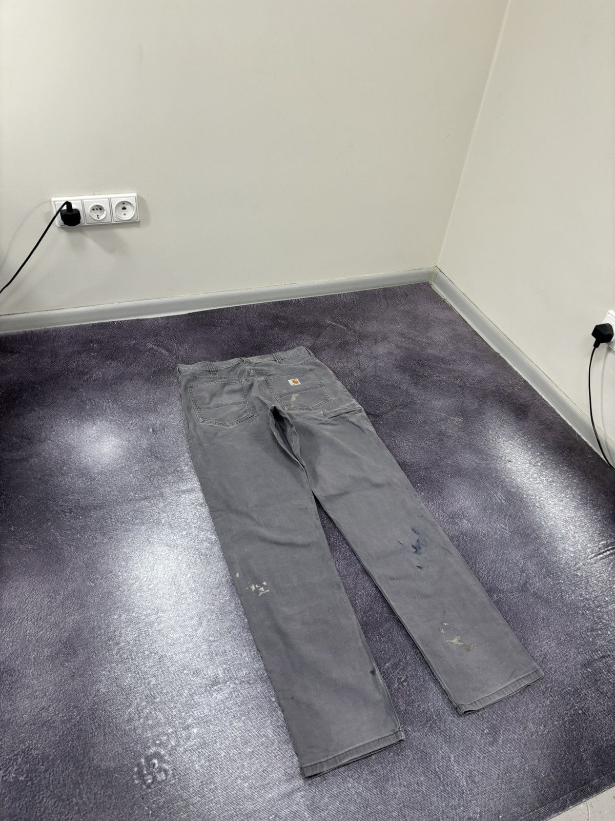 Carhartt Vintage Carhartt American Gray Y2K Work Hype Pants Jeans Size US 34 / EU 50 - 3 Thumbnail
