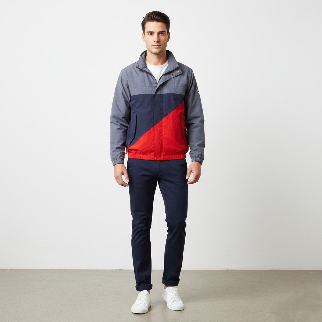 Nautica Nautica Men L Jacket Gray Sportswear 9003 Size US L / EU 52-54 / 3 - 1 Thumbnail