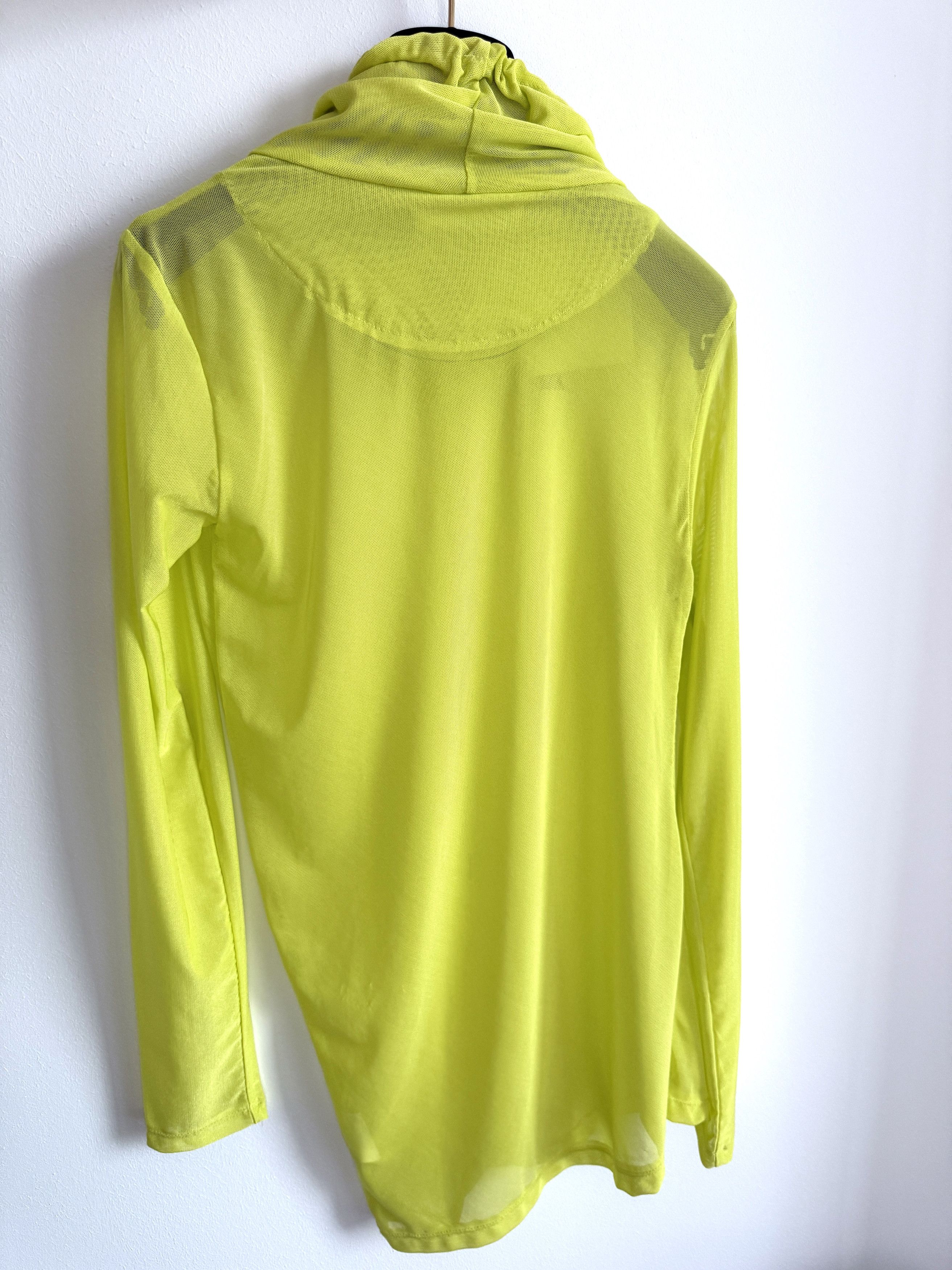 OPEN YY USD200 OPEN YY GREEN DRAWSTRING TURTLENECK TOP/BLOUSE Size S / US 4 / IT 40 - 6 Thumbnail