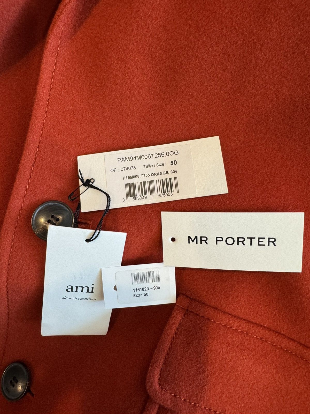 AMI Ami Wool Cashmere Coat Size US M / EU 48-50 / 2 - 9 Thumbnail