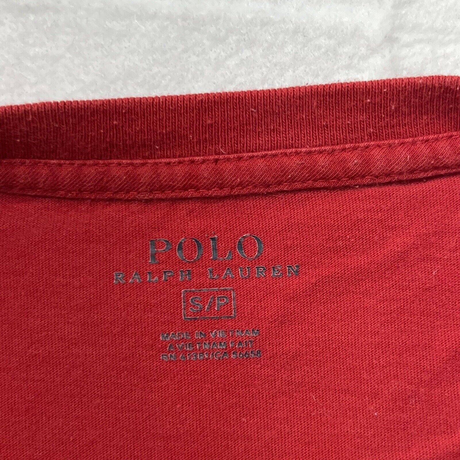 Polo Ralph Lauren Polo Ralph Lauren Small Red T Shirt Navy Blue Pony Logo Size US S / EU 44-46 / 1 - 3 Thumbnail