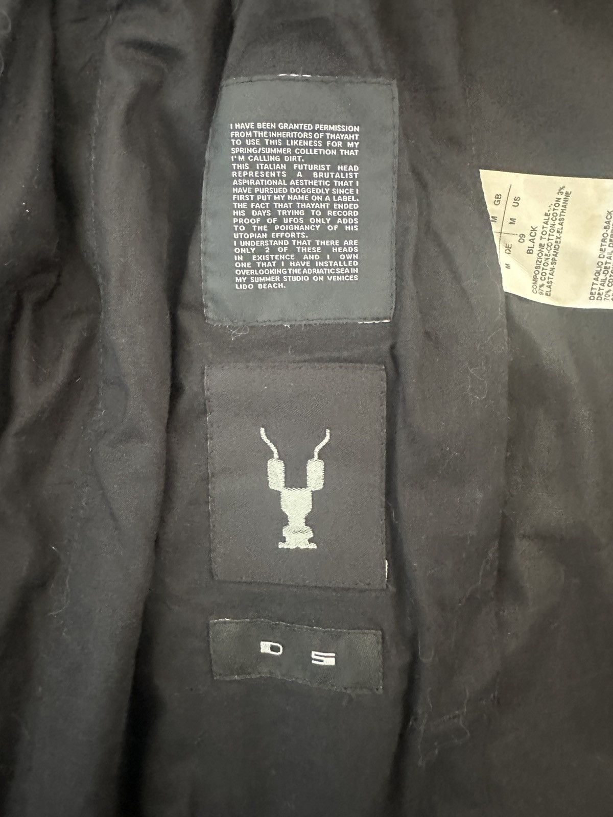 Rick Owens Drkshdw Rick Owen’s DrkShdw Dirt Bomber Jacket Size US M / EU 48-50 / 2 - 5 Thumbnail