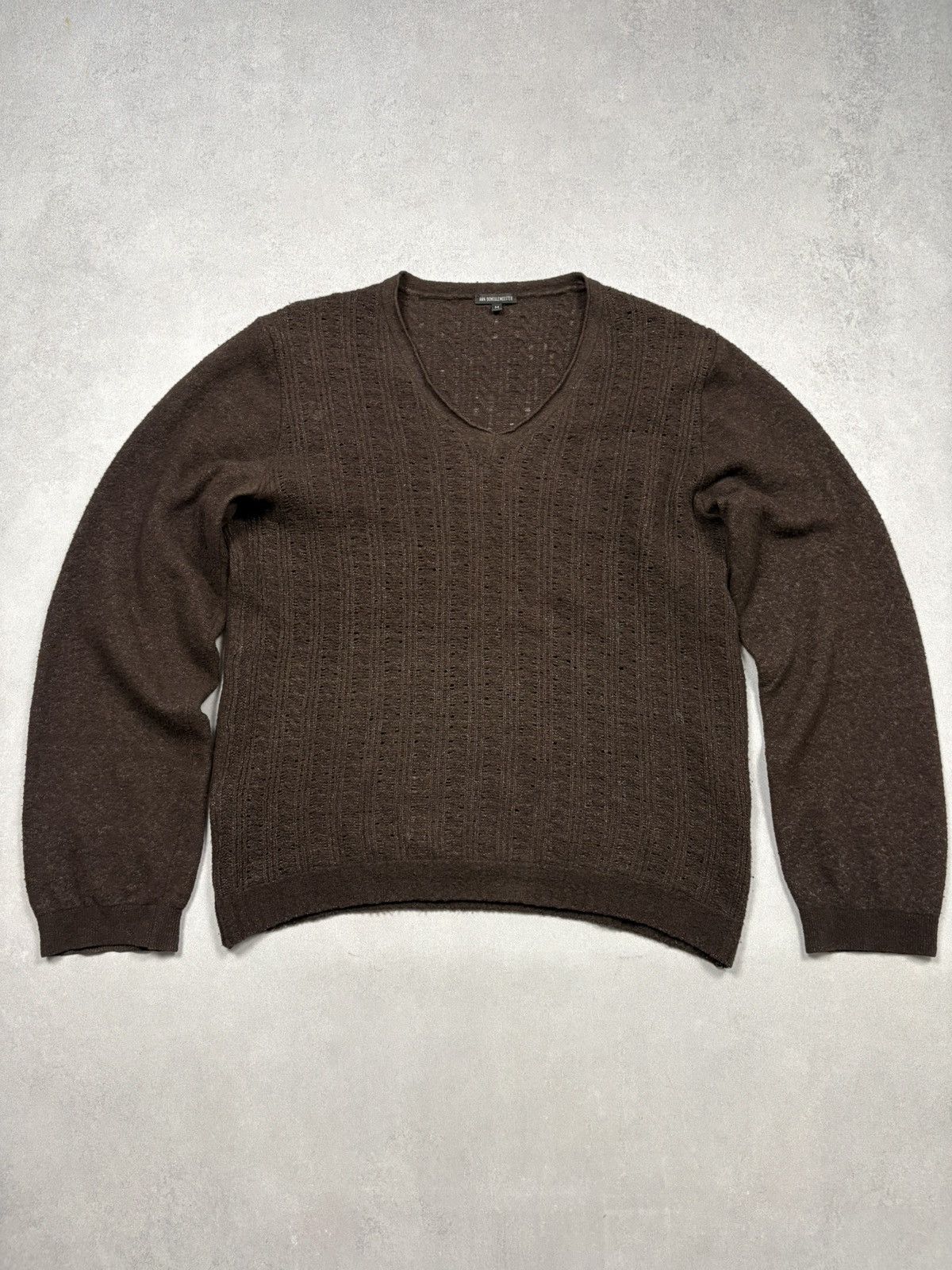 Ann Demeulemeester Ann Demeulemeester Open Knit Sheer Wool Sweater Avant Garde Size M / US 6-8 / IT 42-44 - 1 Thumbnail