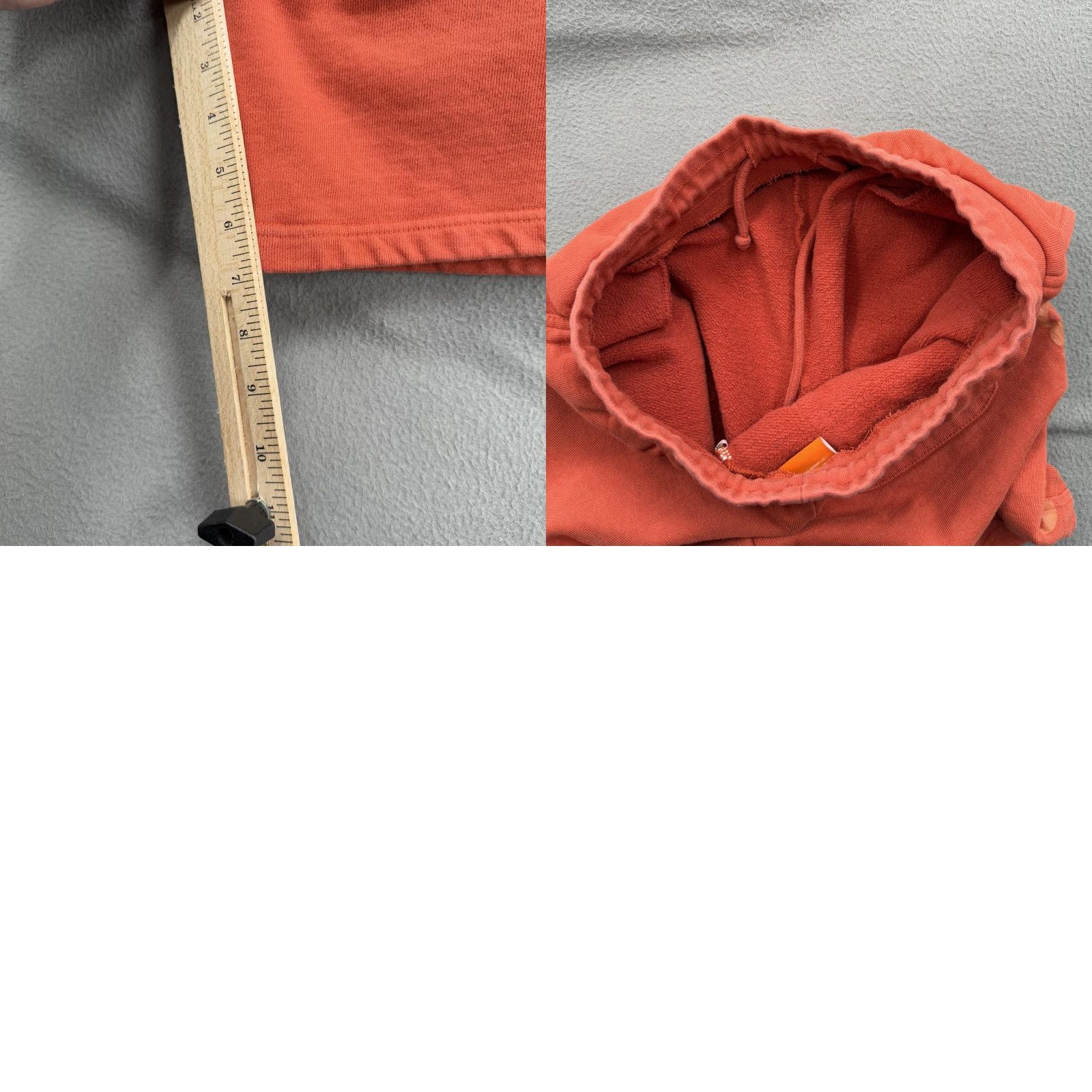 Carrots by Anwar Carrots VINTAGE Carrots by Anwar Carrots Shorts Mens S Orange Sweat Fleece Drawstring Logo Pocket Size US 29 - 8 Thumbnail