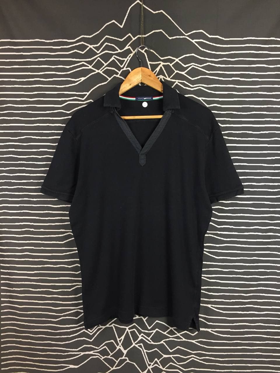 GAS GAS Made In Italy Smart Casual Open Collar Polo Shirt Size US L / EU 52-54 / 3 - 2 Thumbnail