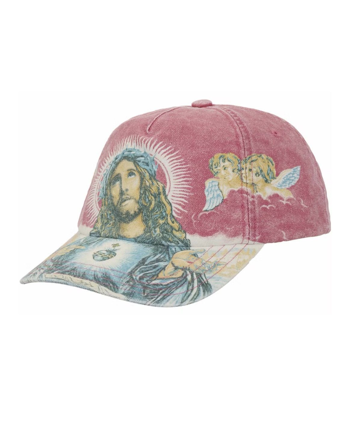 Supreme Supreme jesus 5-panel hat (Pink) Size ONE SIZE - 1 Thumbnail