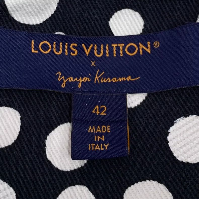 Louis Vuitton Louis Vuitton Yayoi Kusama 23 Black Polka-Dot Cotton Zip L Size M / US 6-8 / IT 42-44 - 5 Thumbnail