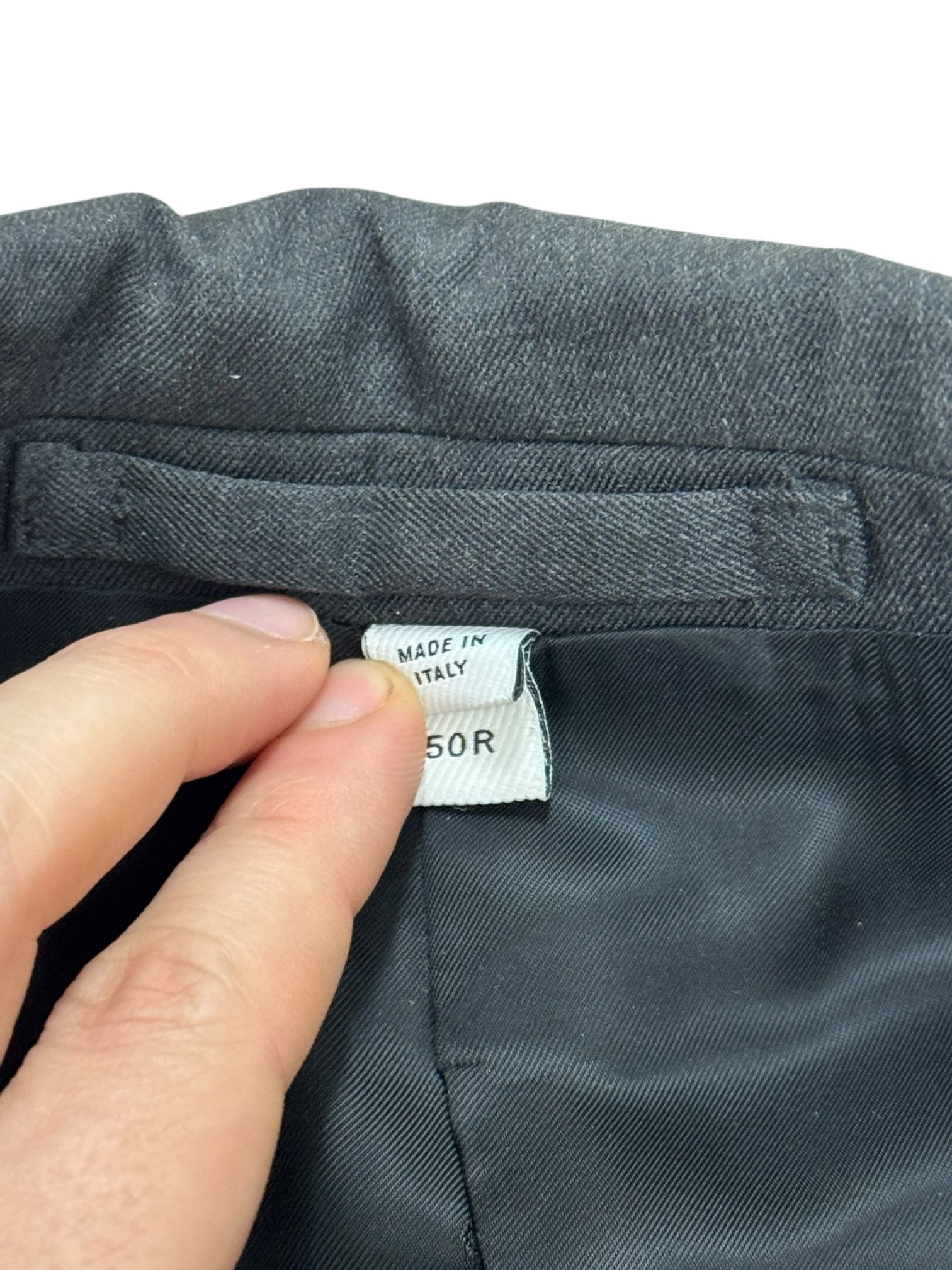 Burberry Burberry Dark Gray Single Breasted Wool Blazer Jacket Size 50R - 4 Thumbnail