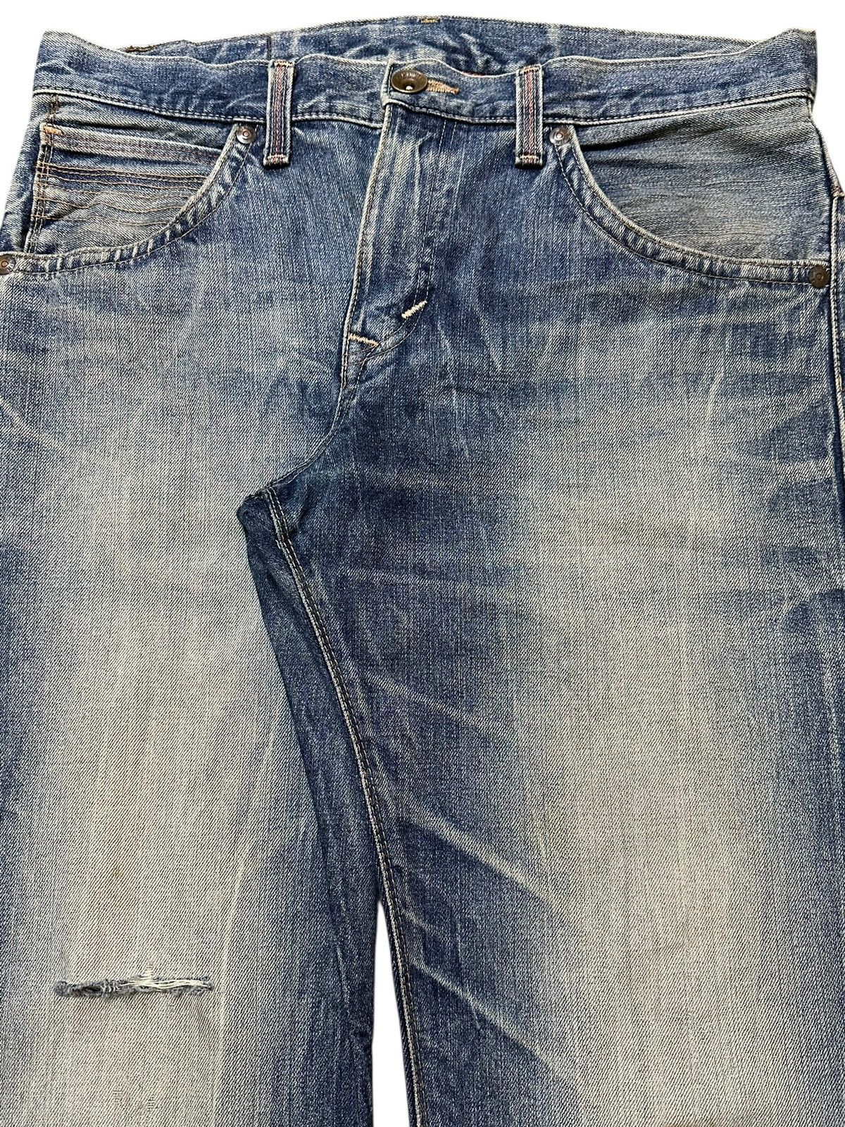 Edwin Edwin XV Exclusive Vintage Blue Thunder Wash Loose Jeans Size US 36 / EU 52 - 4 Thumbnail