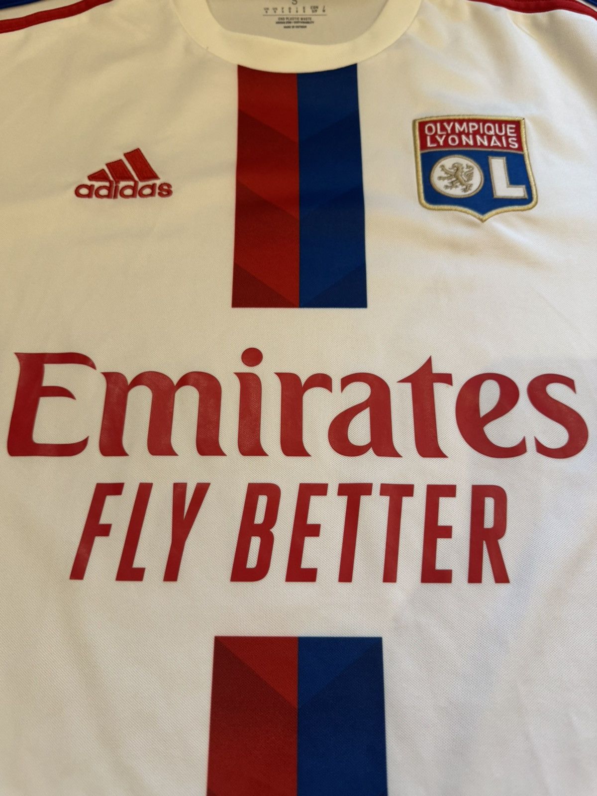 Adidas LYON ADIDAS 2022/2023 FOOTBALL HOME JERSEY SIZE S HC0975 Size US S / EU 44-46 / 1 - 5 Thumbnail