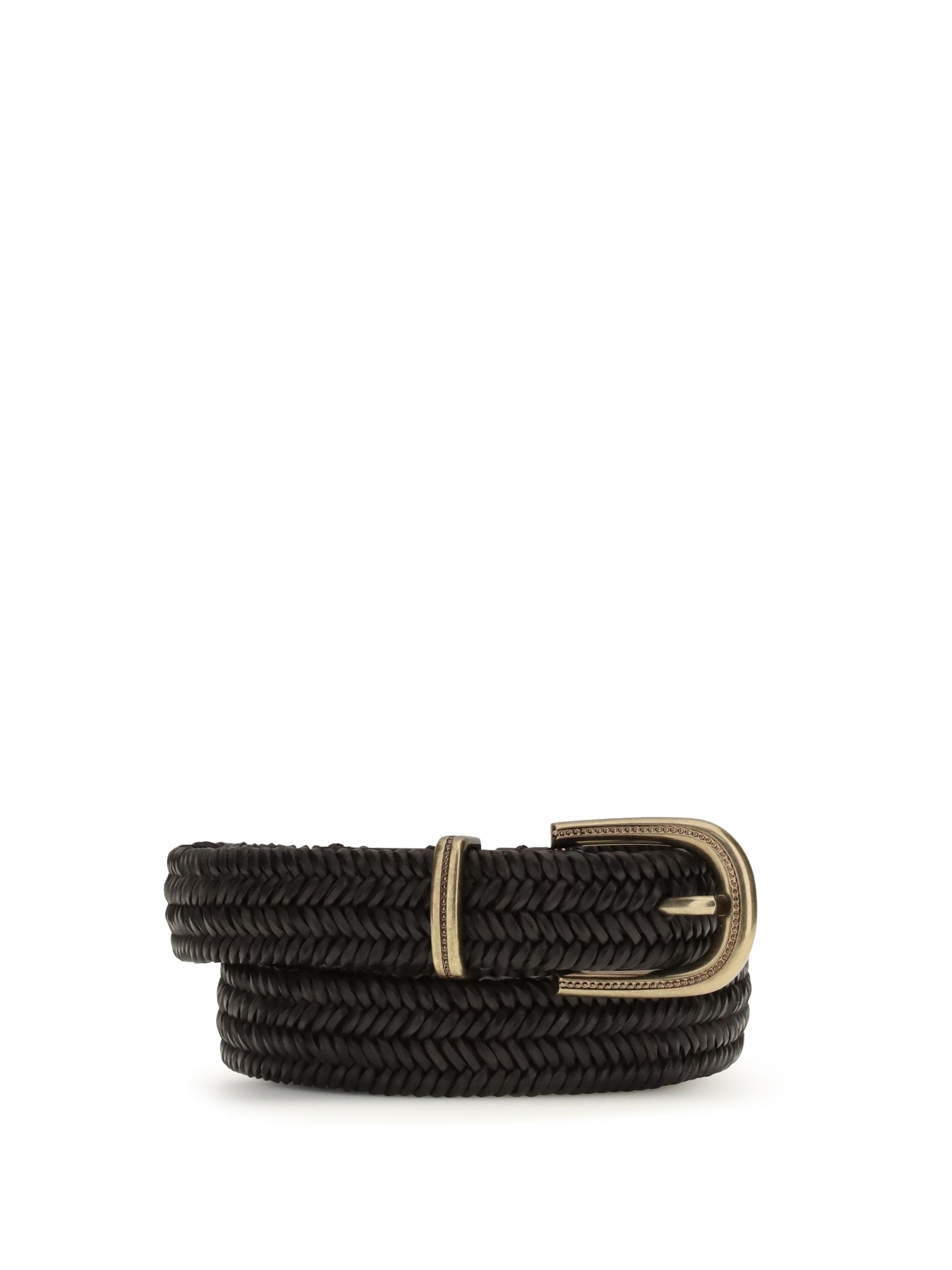 Brunello Cucinelli Braided stretch leather Belt Size ONE SIZE - 1 Thumbnail