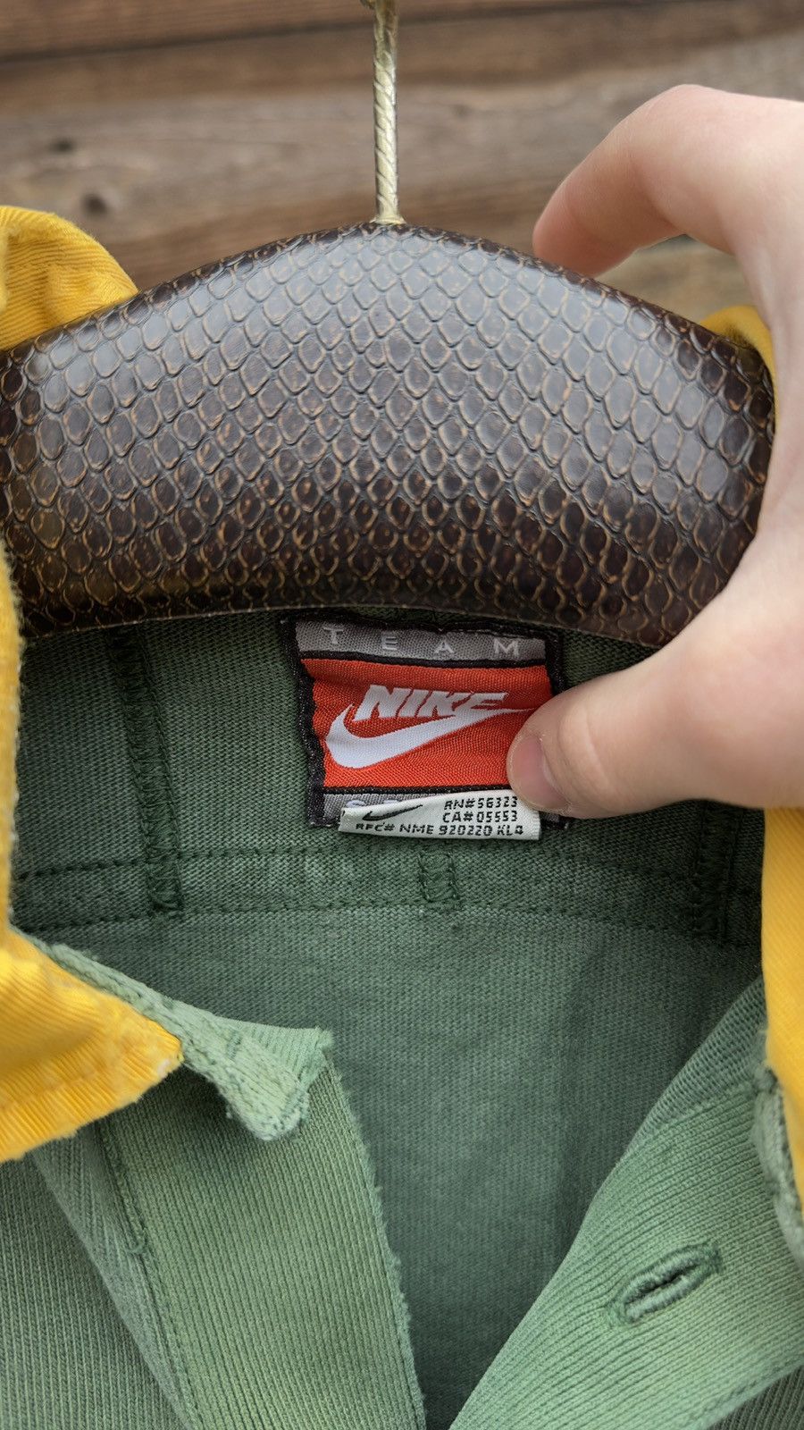 Nike intage 90s Nike SA Rugby South Africa Green Needs Repair Size US L / EU 52-54 / 3 - 10 Thumbnail