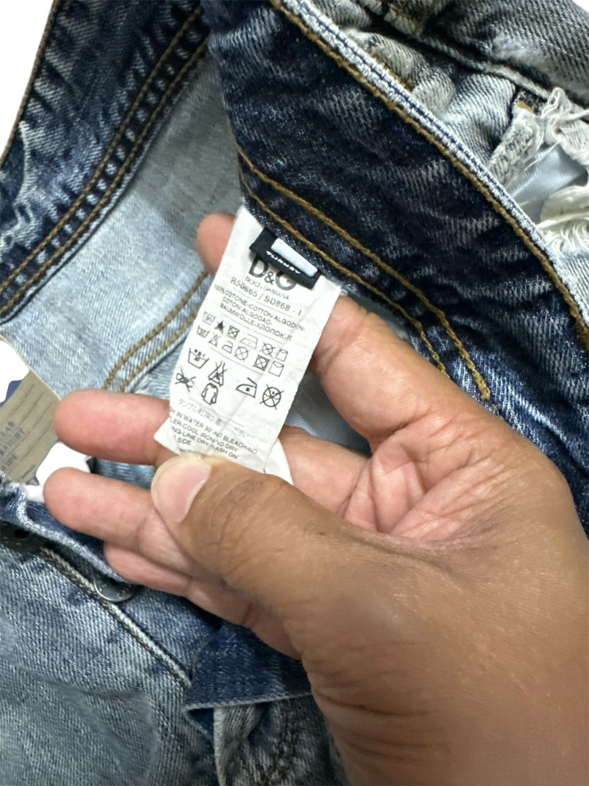 Dolce & Gabbana Distressed Dolce Gabbana Jeans Rick Owens Amiri Goa Lgb Size US 32 / EU 48 - 11 Thumbnail