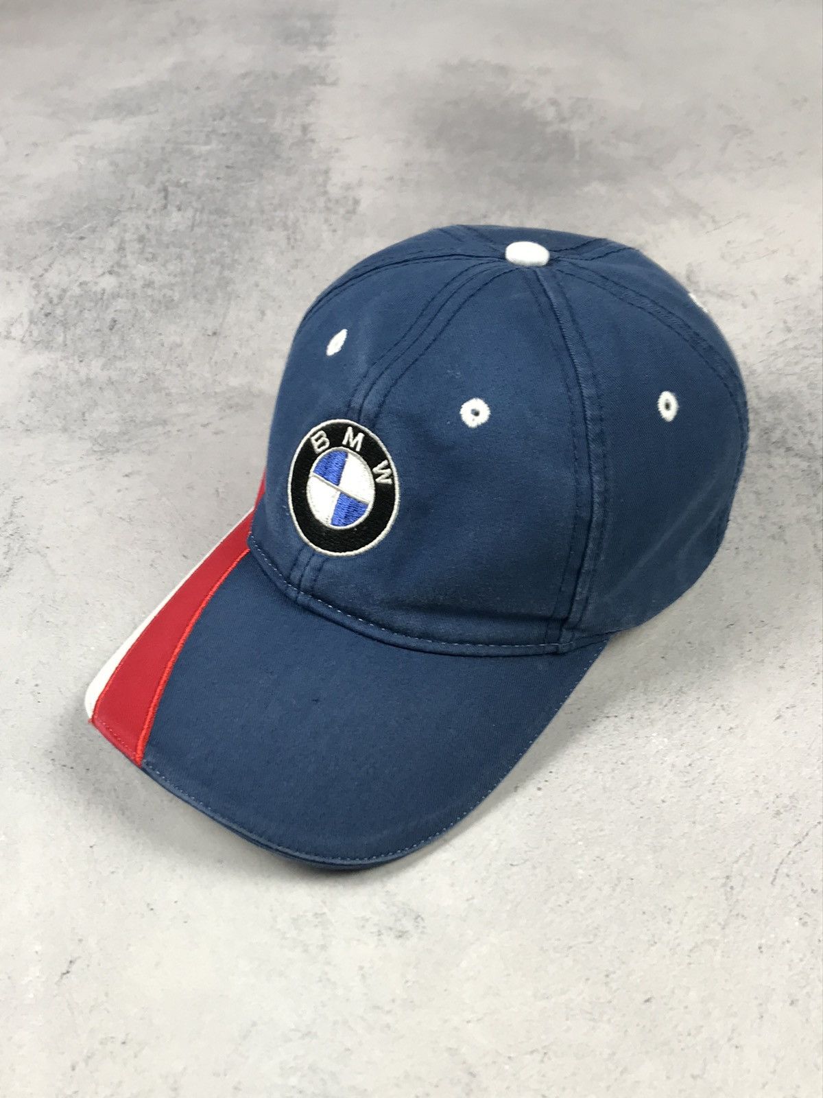 BMW × Vintage Vintage BMW Motorcycles Motorsport Racing Hat Cap Size ONE SIZE - 3 Thumbnail