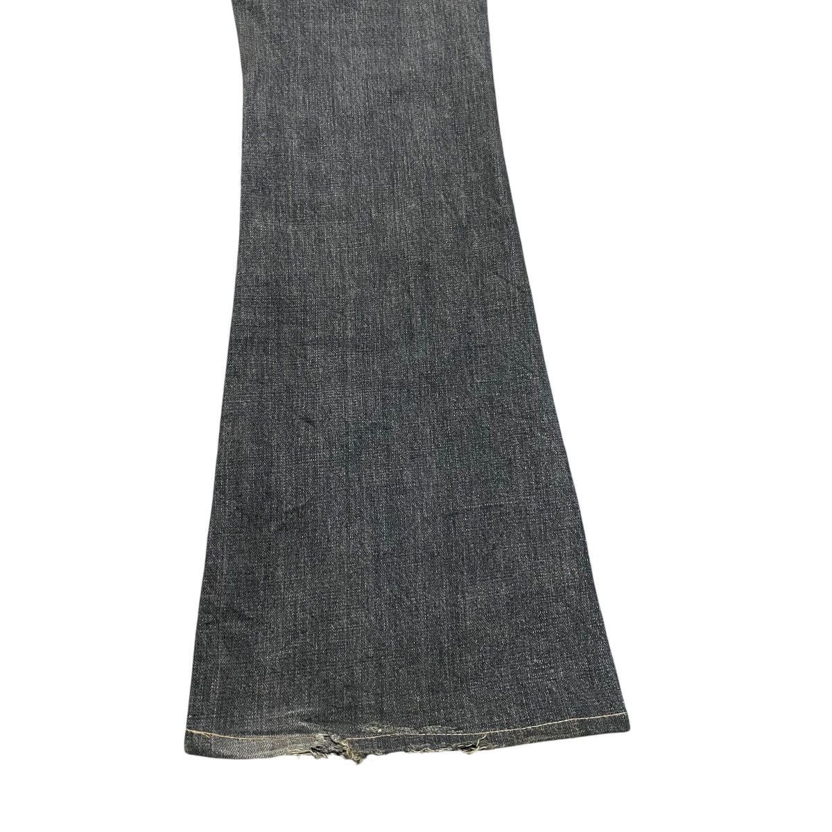 Edwin Vintage Edwin 800sx Black Denim Super Flare Jeans Size US 32 / EU 48 - 15 Thumbnail