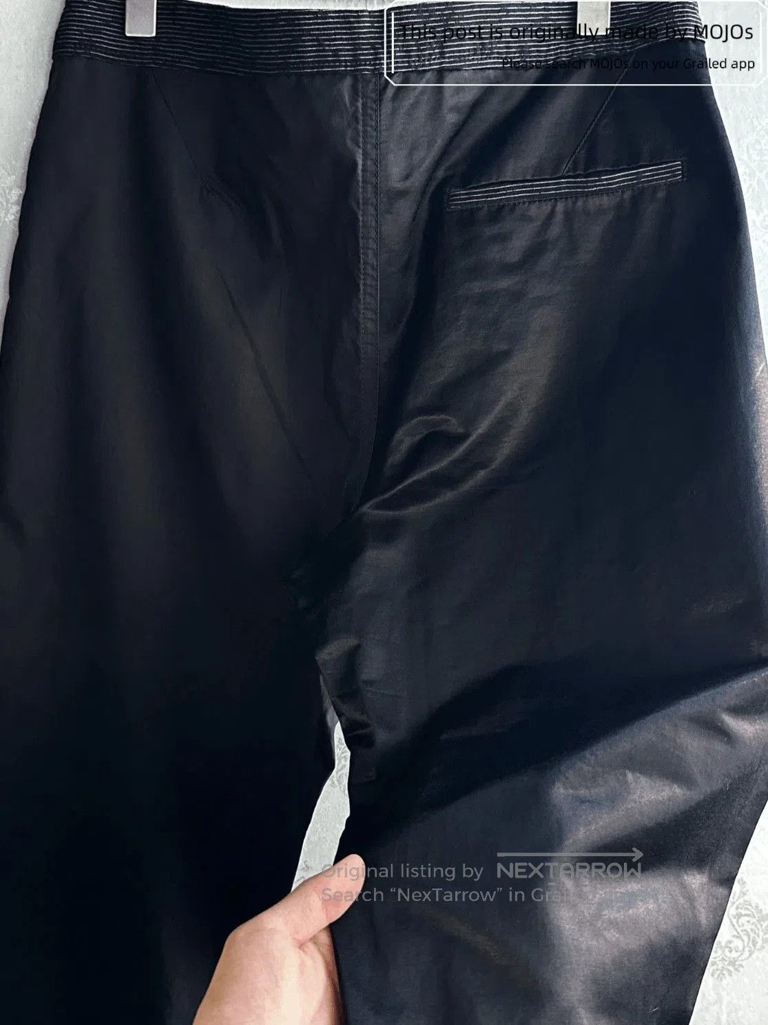 Ann Demeulemeester Sz L Ann Demeulemeester Joint Material Pants. Size US 34 / EU 50 - 4 Thumbnail