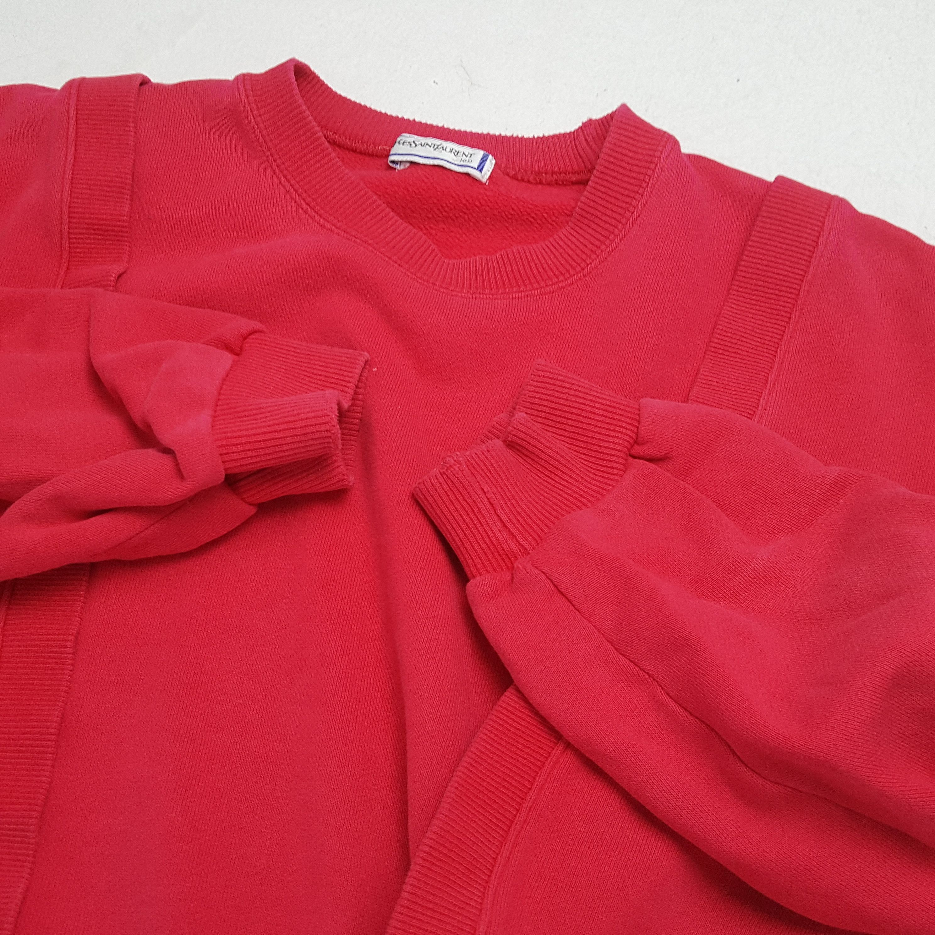 Vintage × Yves Saint Laurent YVES SAINT LAURENT Sweatshirt Luxury Brand Fashion Style Size L / US 10 / IT 46 - 9 Thumbnail