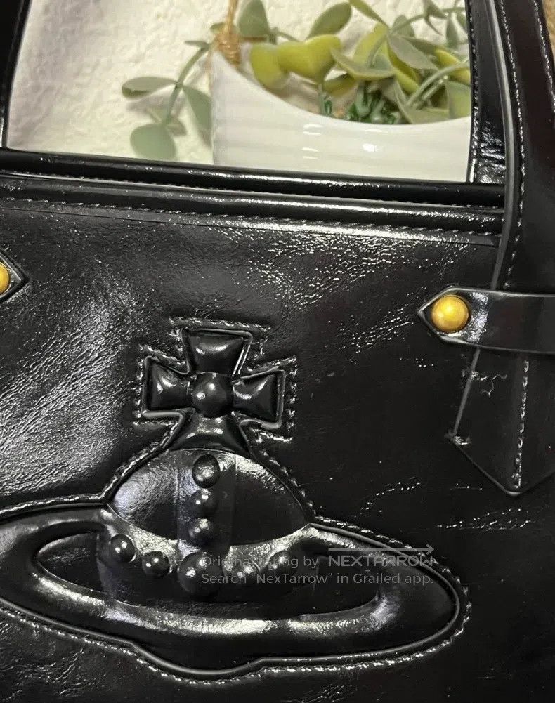 Vivienne Westwood Vivienne Westwood size os Waxed Cowhide Tote Bag Size ONE SIZE - 5 Thumbnail