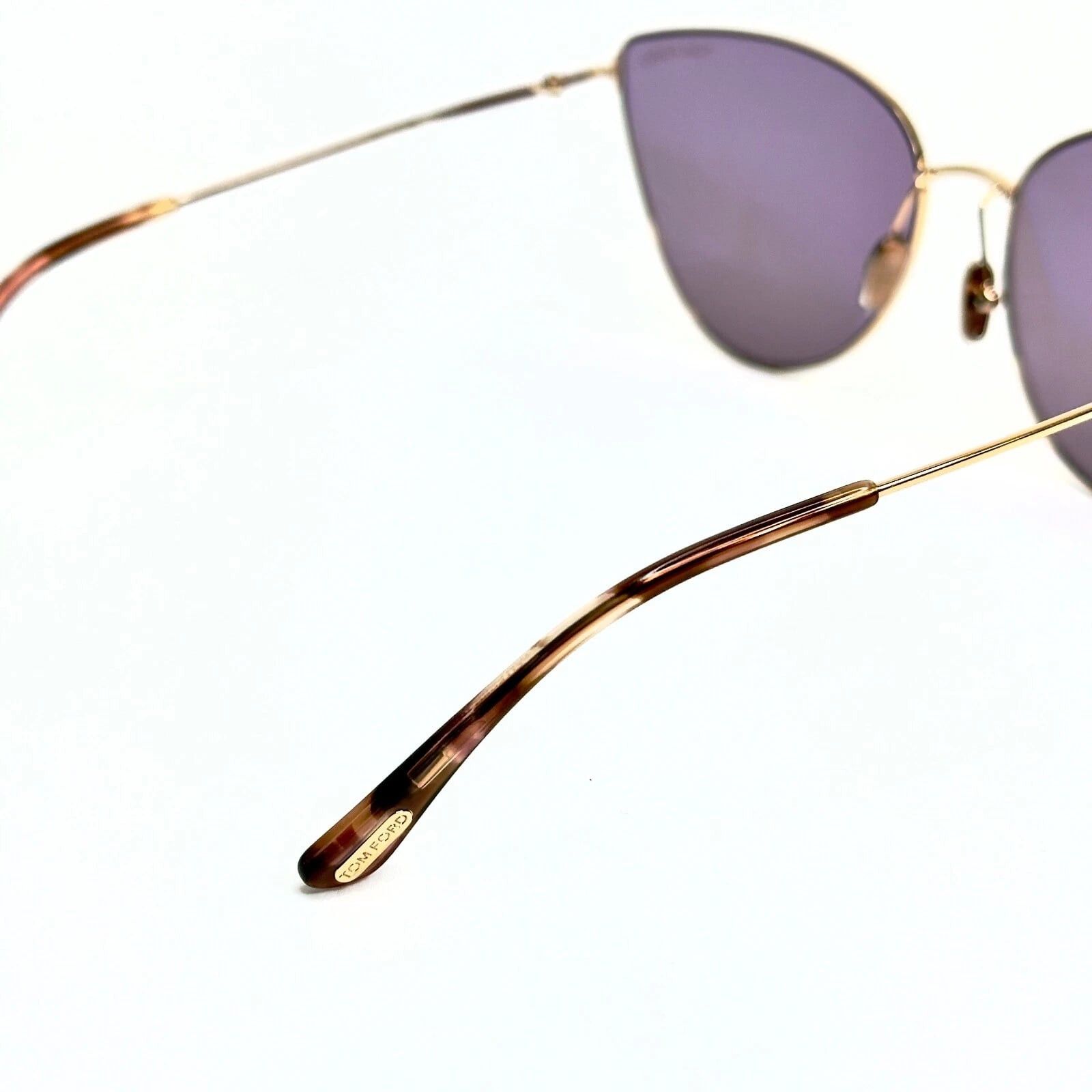 TOM FORD ANAIS 02 TF1005 28Z Gold Mirrored Sunglasses 1005
