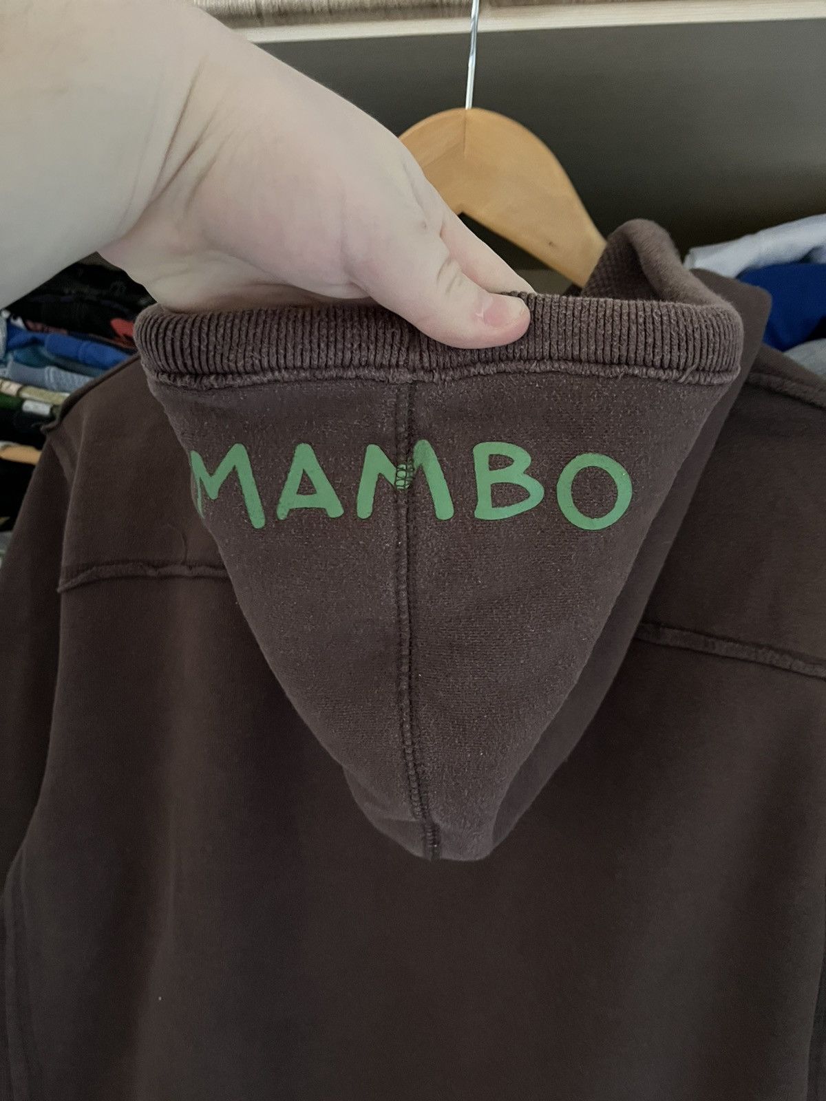 Mambo Vintage Mambo Faded Brown Hoodie Size US L / EU 52-54 / 3 - 4 Thumbnail