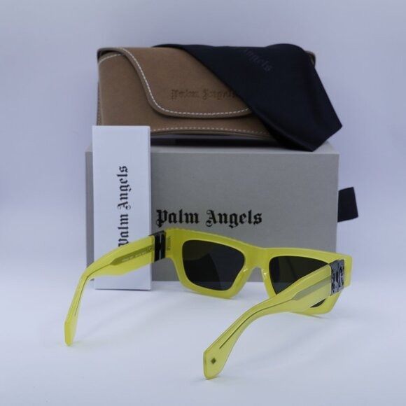 Palm Angels Palm Angels PERI10J MAGNOLIA 1807 Sunglasses Yellow Frame Size ONE SIZE - 9 Thumbnail