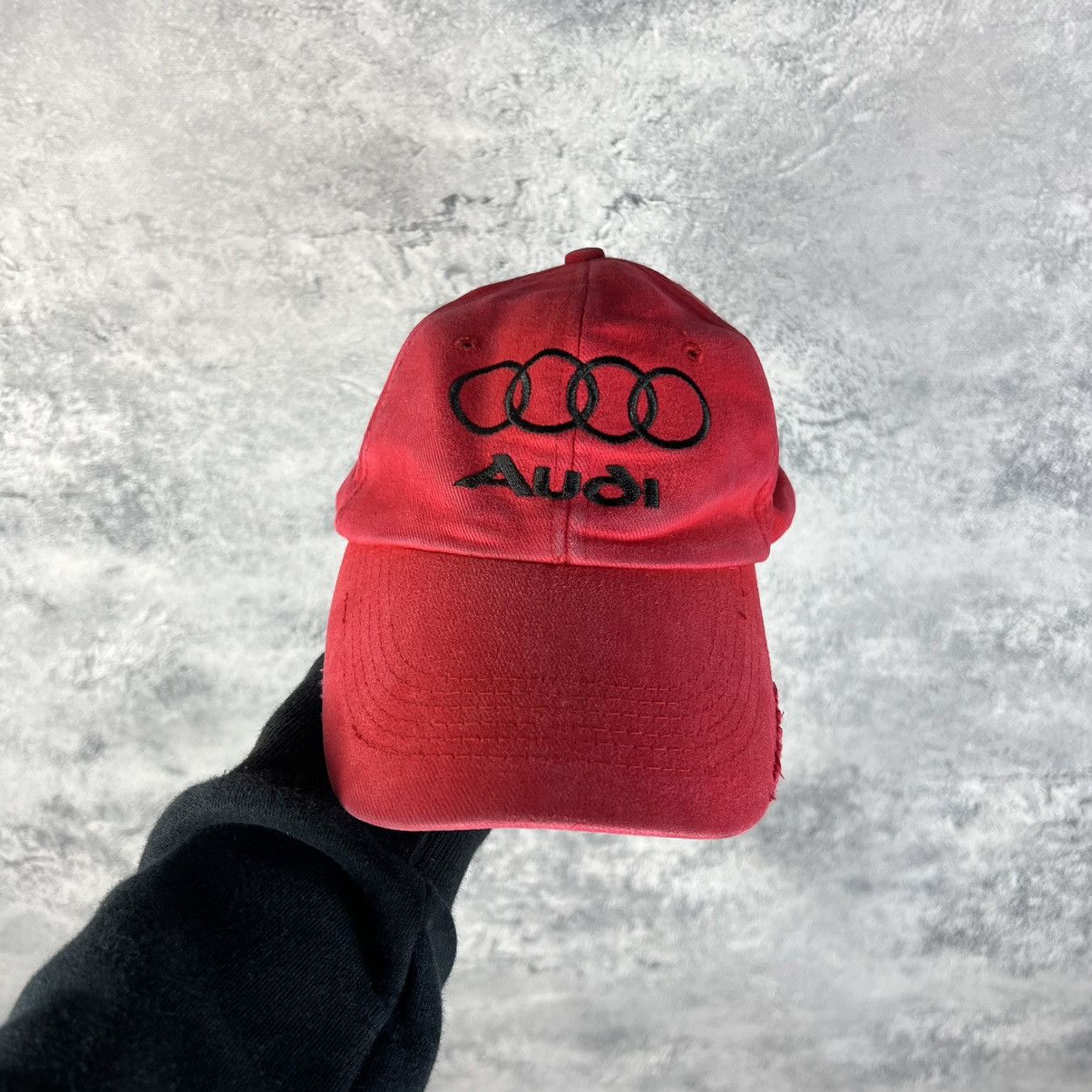 Audi Audi Vintage Cap Men's Red One Size Size ONE SIZE - 2 Thumbnail
