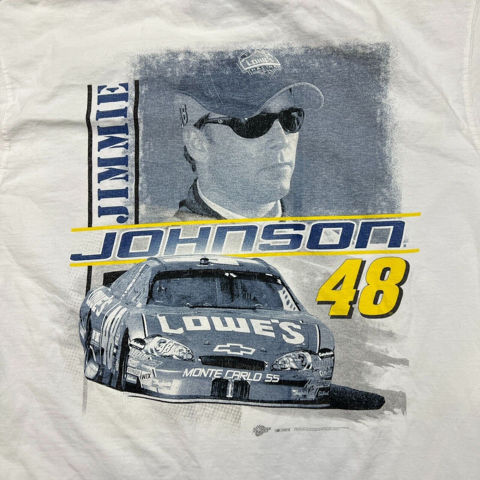 NASCAR × Vintage 2007 Winners Circle T Shirt Jimmie Johnson NASCAR Racing Tee Size US XL / EU 56 / 4 - 5 Thumbnail