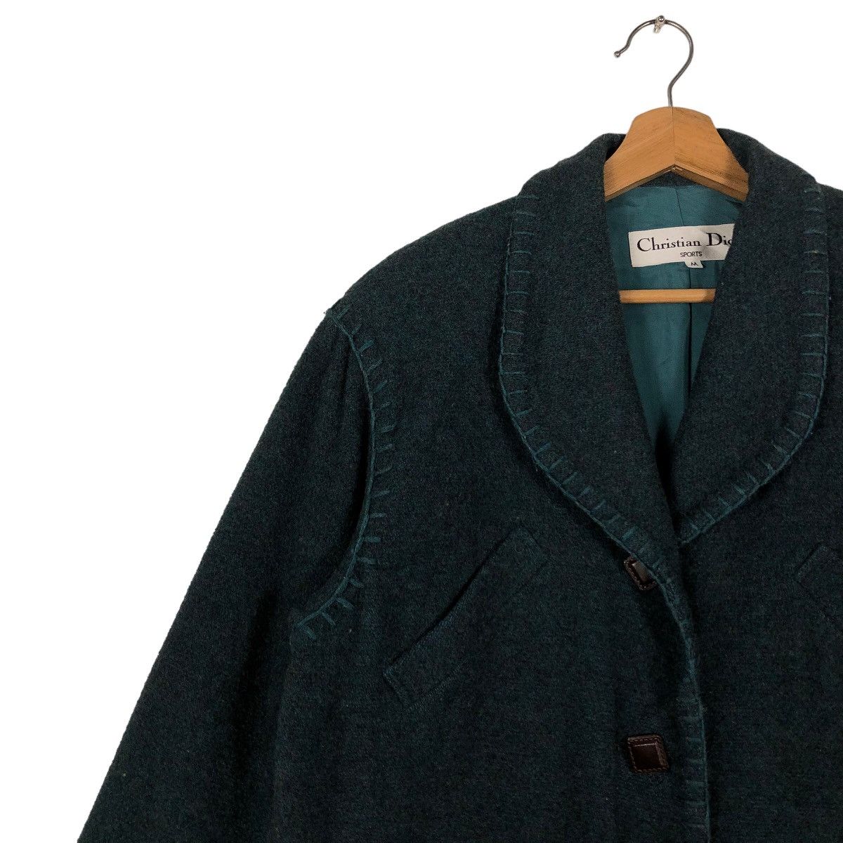 Christian Dior Monsieur 🔥Dark Green - Wool Jacket Christian Dior Sports Oversized Size US M / EU 48-50 / 2 - 6 Thumbnail