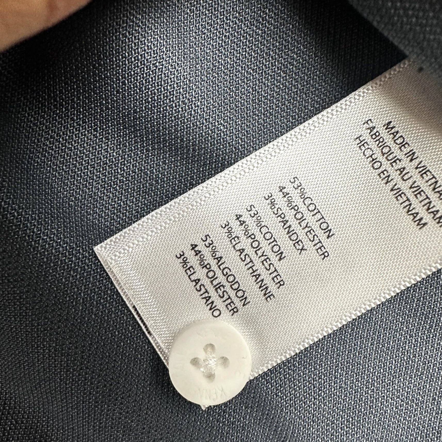 Kenneth Cole Kenneth Cole Shirt Mens Medium Arctic Sea Blue Button Up Short Sleeve Modern New Size US M / EU 48-50 / 2 - 7 Thumbnail