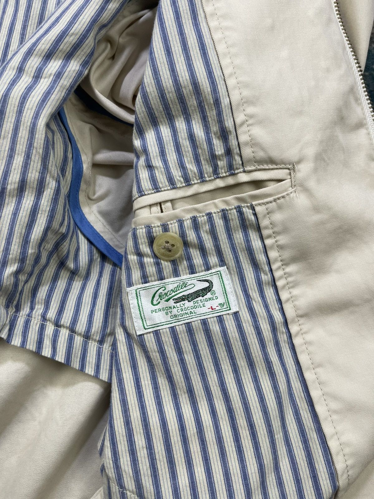 Lacoste Crocodile Zip Up Jacket Size US M / EU 48-50 / 2 - 14 Thumbnail