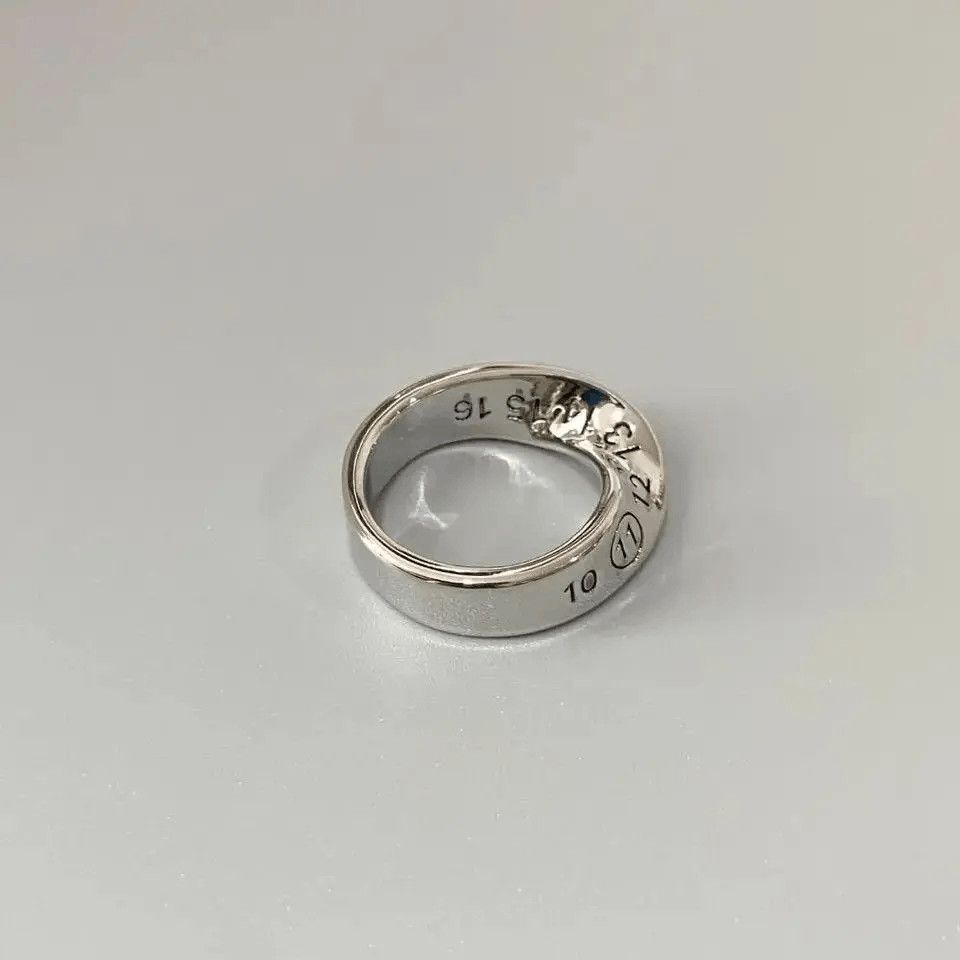 Japanese Brand Creative Twisted Number Rings Size 7 8 9 10 Size ONE SIZE - 1 Thumbnail