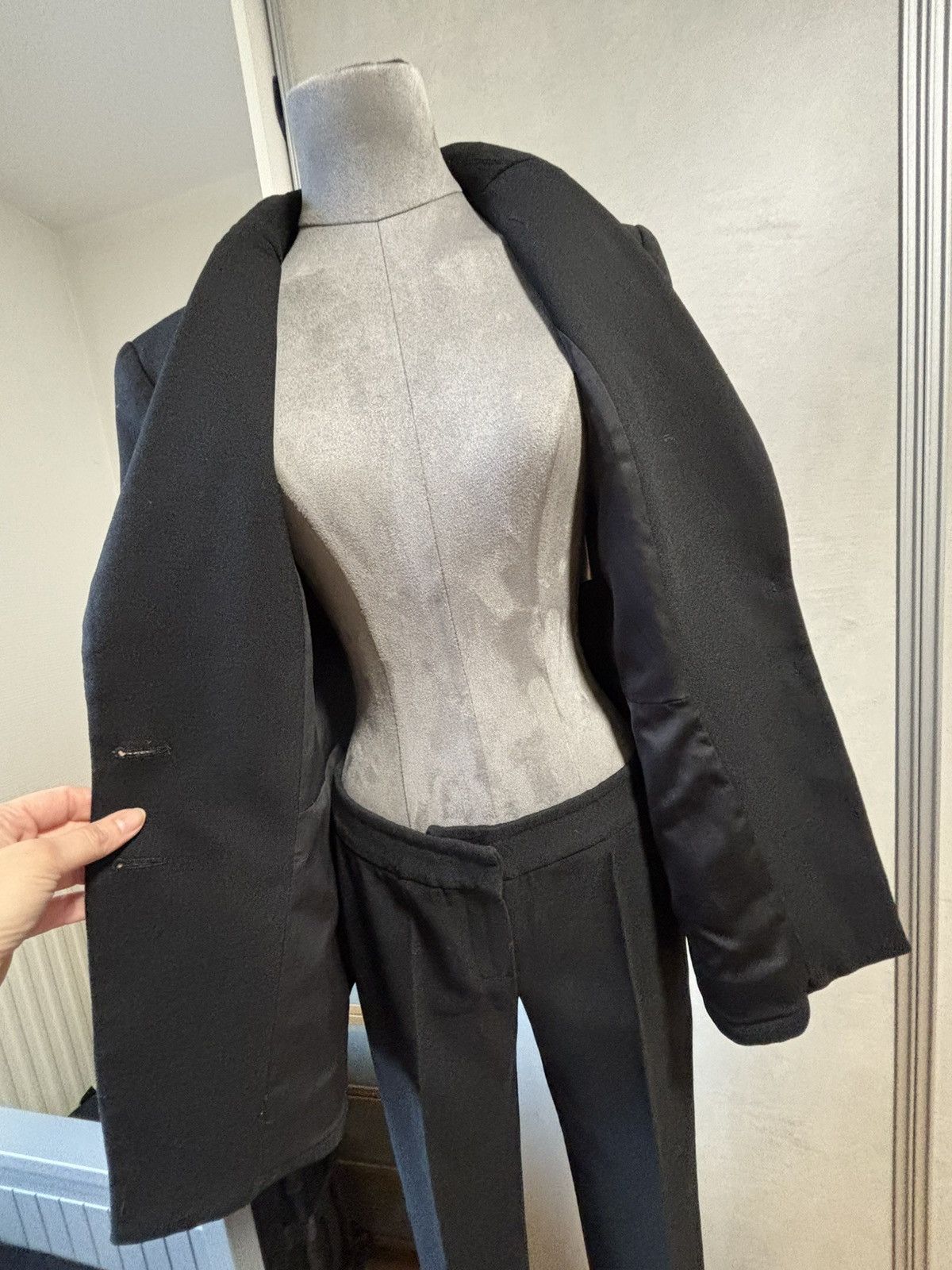 Dior CHRISTIAN DIOR Suit Bar jacket and pants Size S / US 4 / IT 40 - 7 Thumbnail