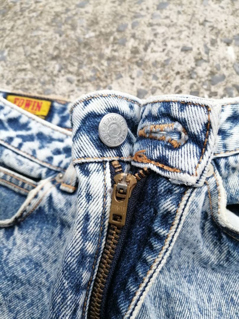 Edwin × Vintage Vintage Edwin 1510-96 Acid Washed Denim Jeans Size US 30 / EU 46 - 3 Thumbnail